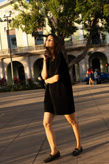 MYKONOS DRESS PEPPER VELVET