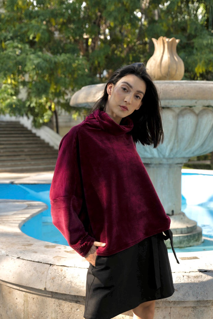 AMSTERDAM SWEATER ROSEWOOD