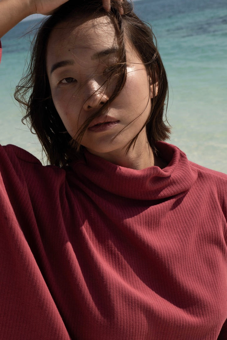 FRANKFURT ROBE CRANBERRY