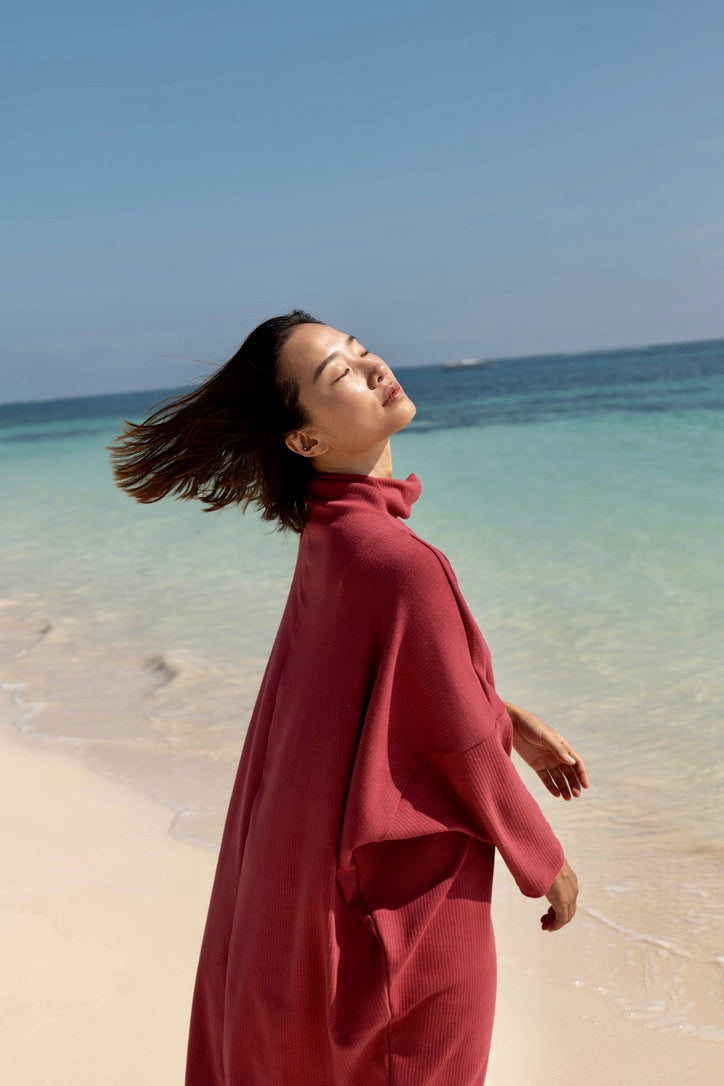 FRANKFURT ROBE CRANBERRY