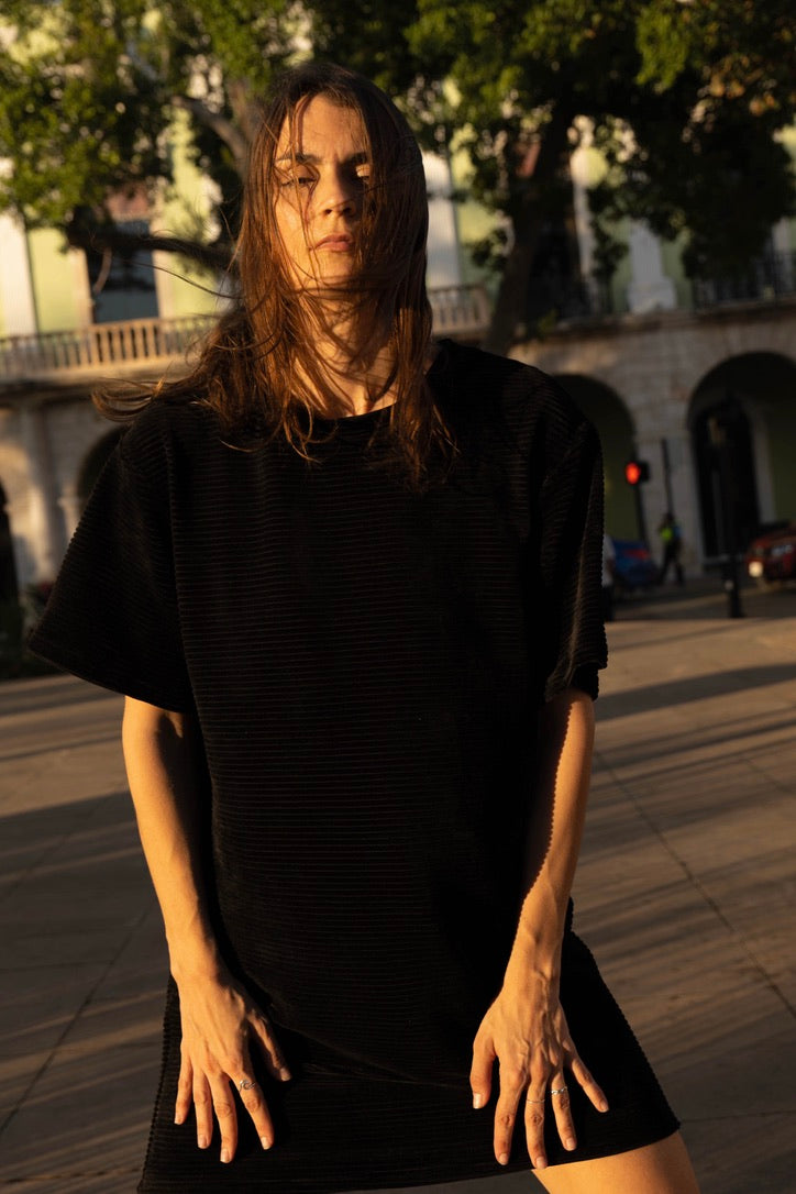 MYKONOS ROBE PEPPER VELOUR