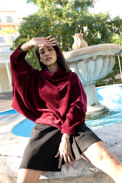 AMSTERDAM SWEATER ROSEWOOD