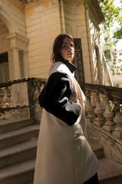 BABYLON COAT ALMOND AND PEPPER