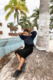 MONACO BLOUSE INDIGO