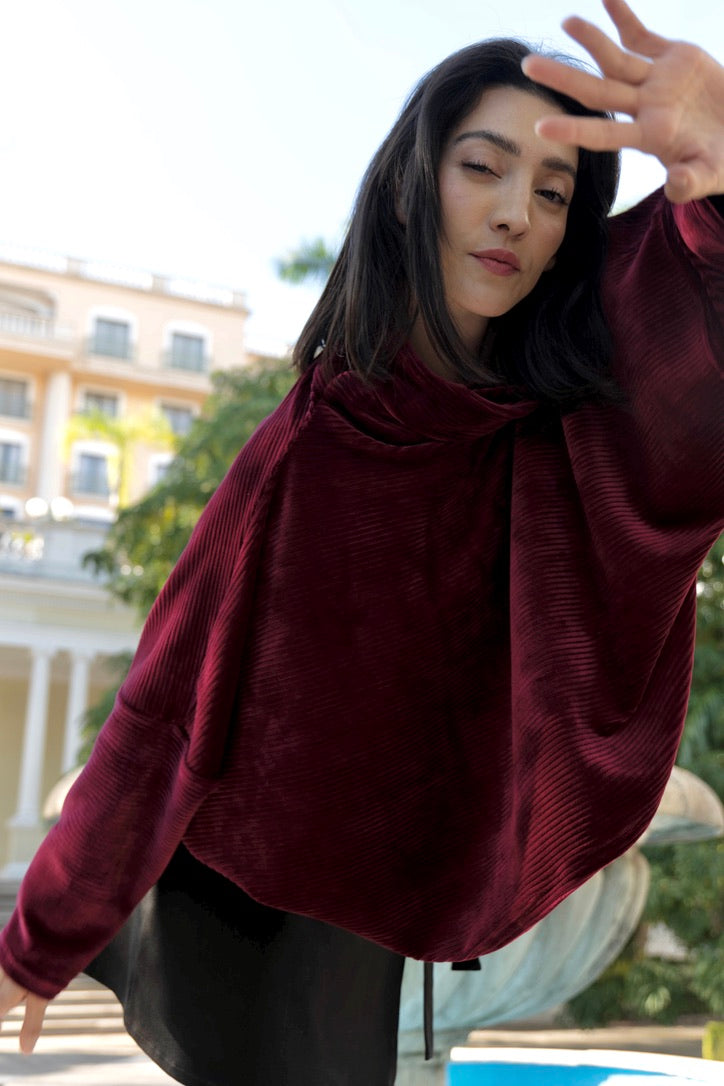 AMSTERDAM SWEATER ROSEWOOD