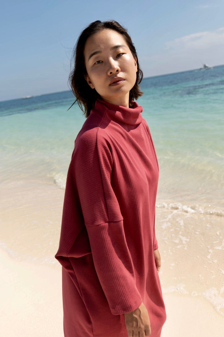 FRANKFURT ROBE CRANBERRY