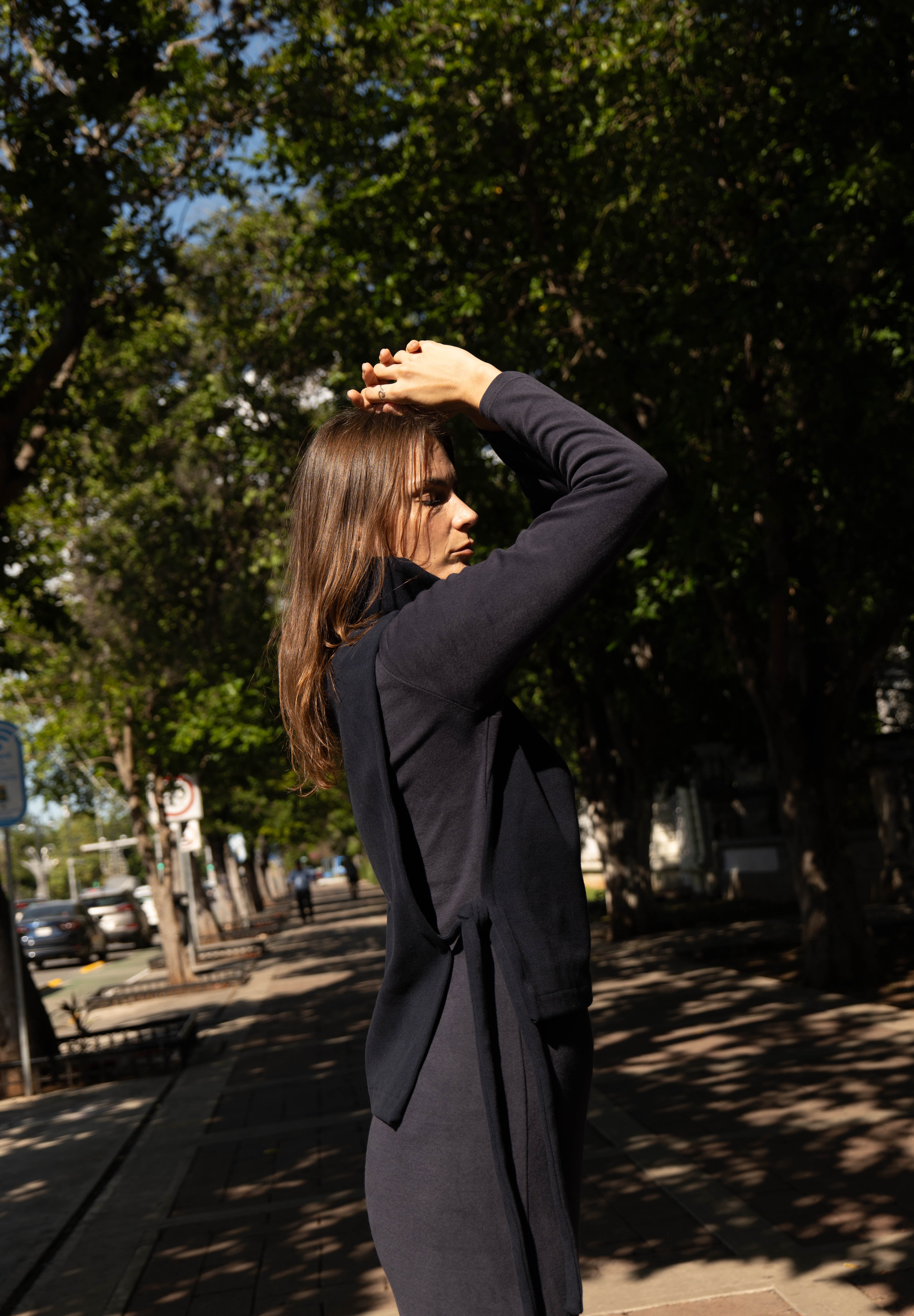 TUNIS SWEATER BLUEBERRY