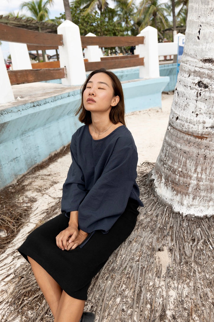 MONACO BLOUSE INDIGO