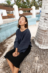 MONACO BLOUSE INDIGO