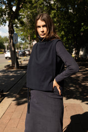 TUNIS SWEATER BLUEBERRY