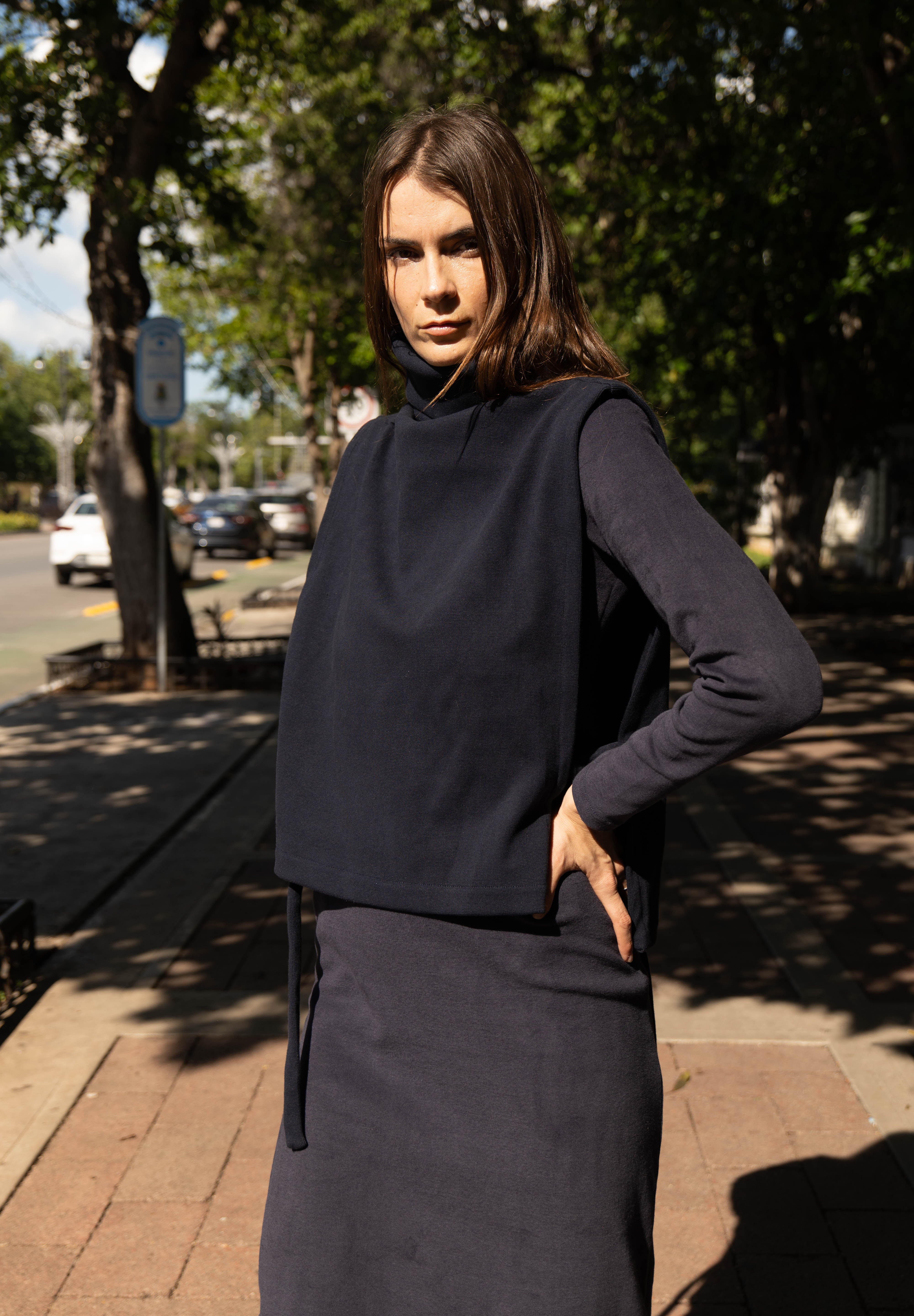 TUNIS SWEATER BLUEBERRY