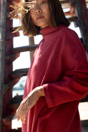 FRANKFURT ROBE CRANBERRY