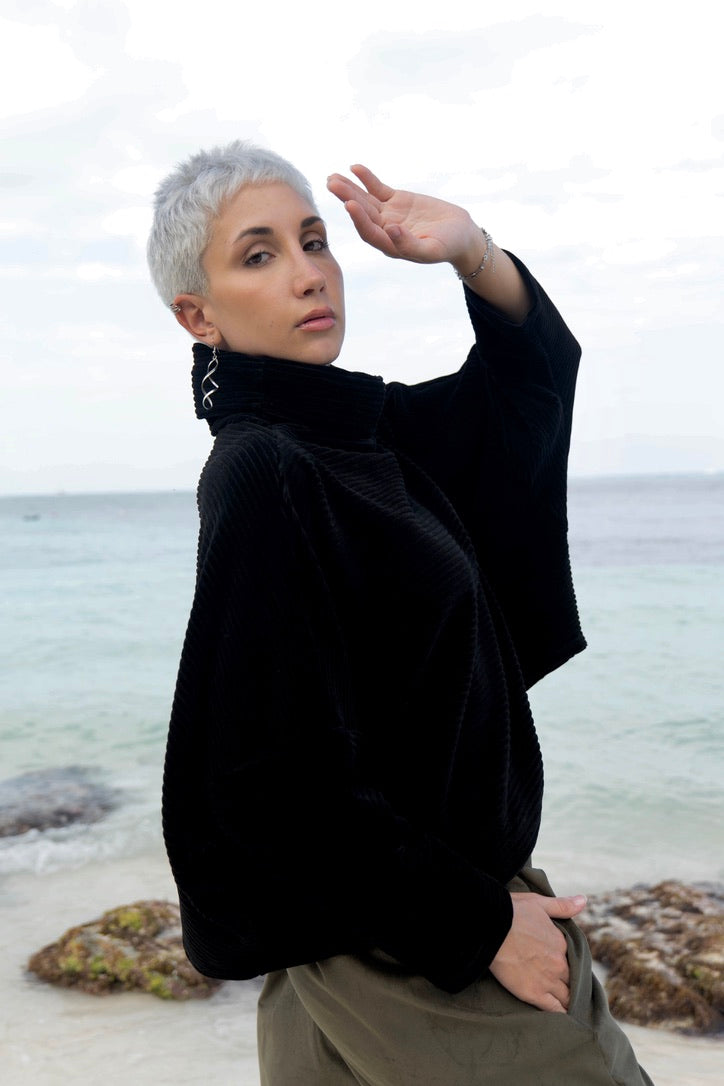 AMSTERDAM SWEATER PEPPER VELVET