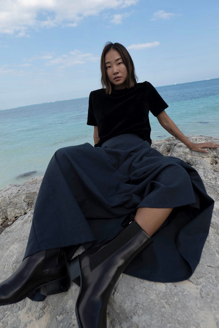 SAVANNAH JUPE INDIGO