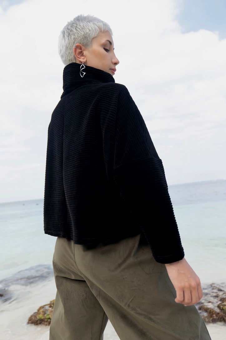 AMSTERDAM SWEATER PEPPER VELVET