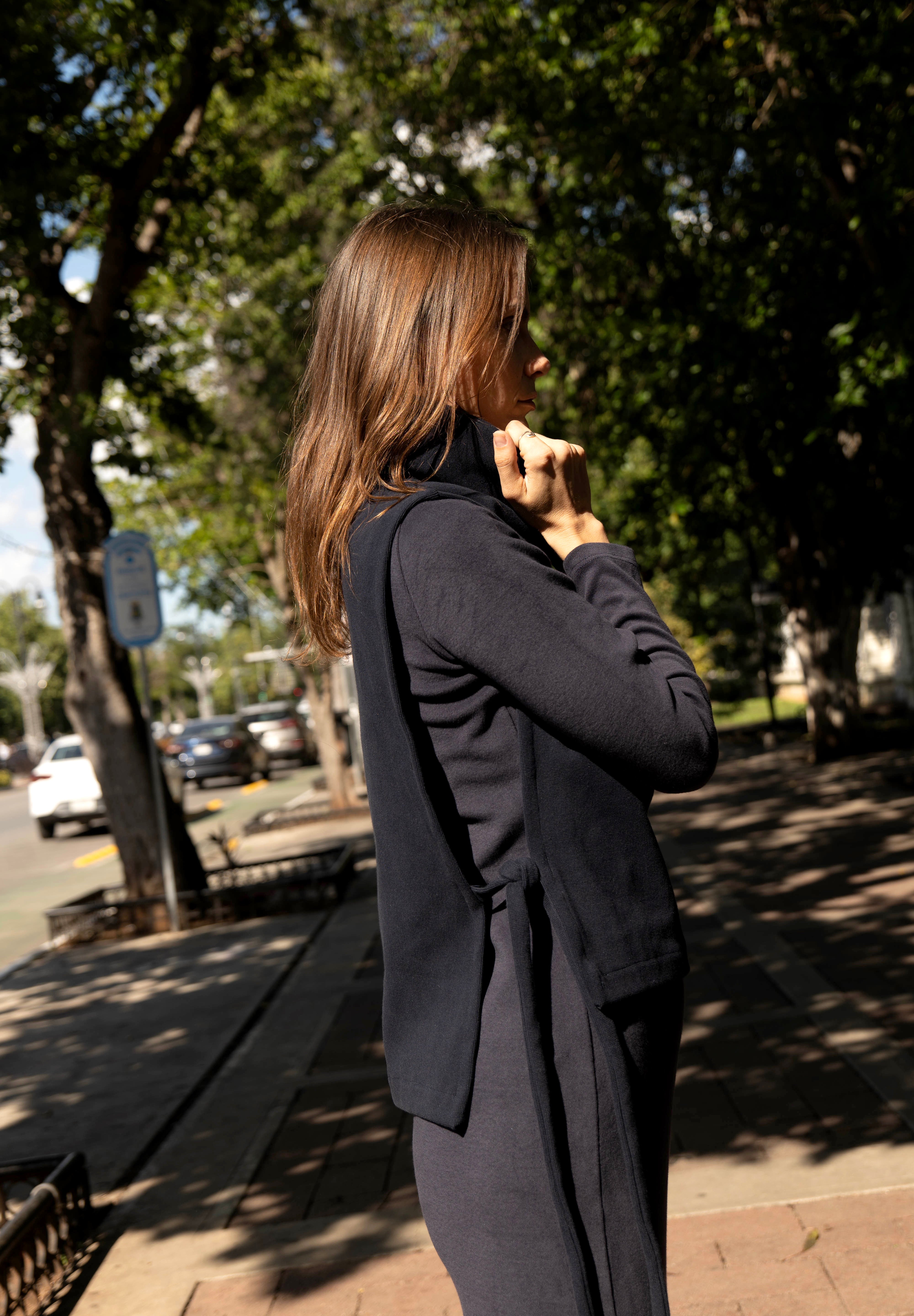 TUNIS SWEATER BLUEBERRY