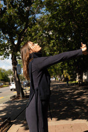 TUNIS SWEATER BLUEBERRY