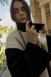 BABYLON COAT ALMOND AND PEPPER