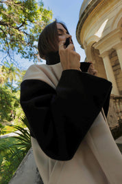 BABYLON COAT ALMOND AND PEPPER