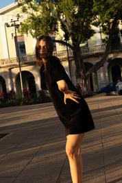 MYKONOS ROBE PEPPER VELOUR