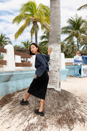 CARTAGENA JUPE PEPPER RIB