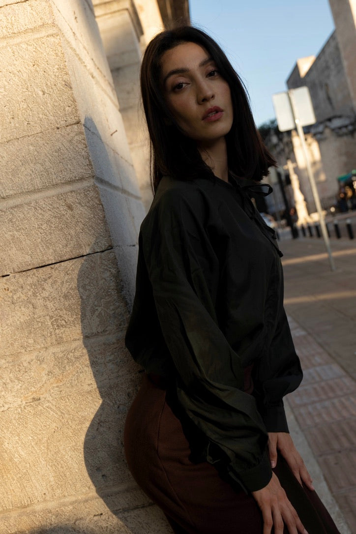 CAIRO BLOUSE CEDAR