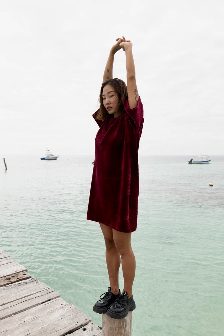 MYKONOS ROBE ROSEWOOD