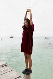 MYKONOS ROBE ROSEWOOD