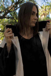 BABYLON COAT ALMOND AND PEPPER