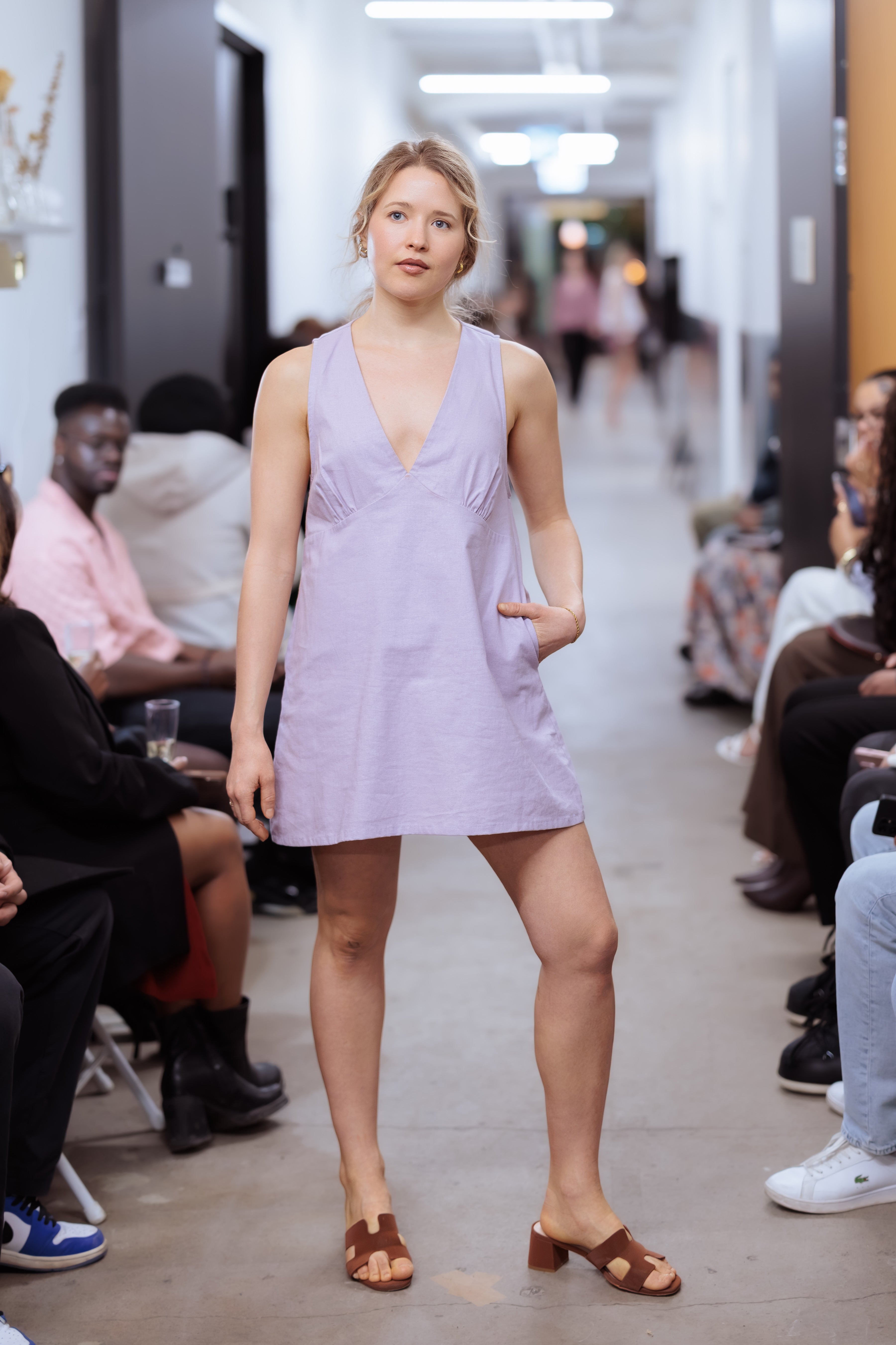 VALLETTA DRESS PERIWINKLE