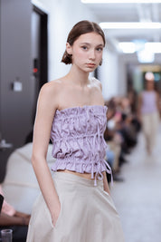 HAVANA TOP PERIWINKLE