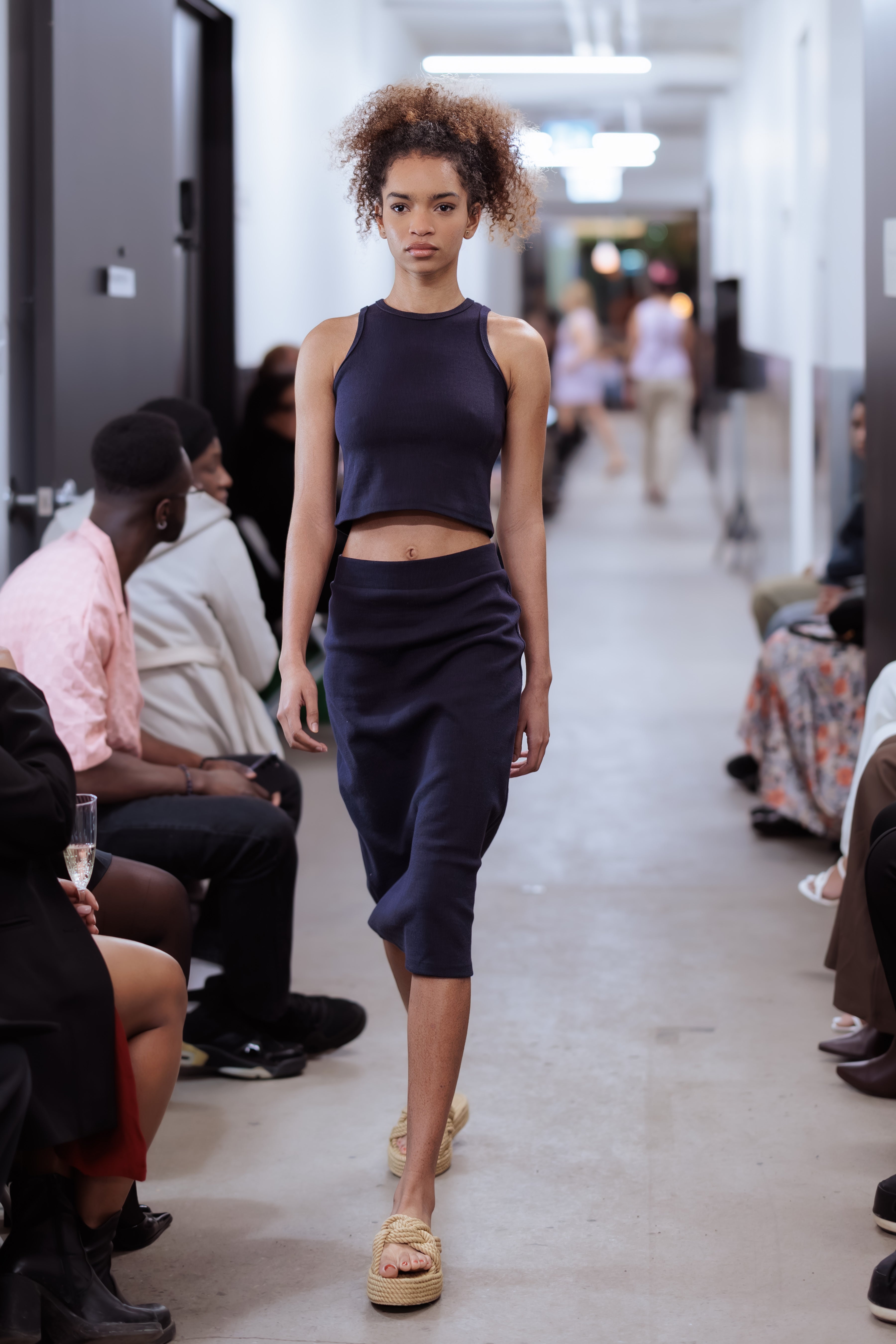 LIMA TANK TOP BLUEBERRY