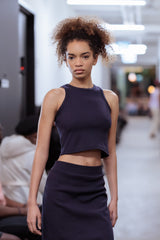 LIMA TANK TOP BLUEBERRY