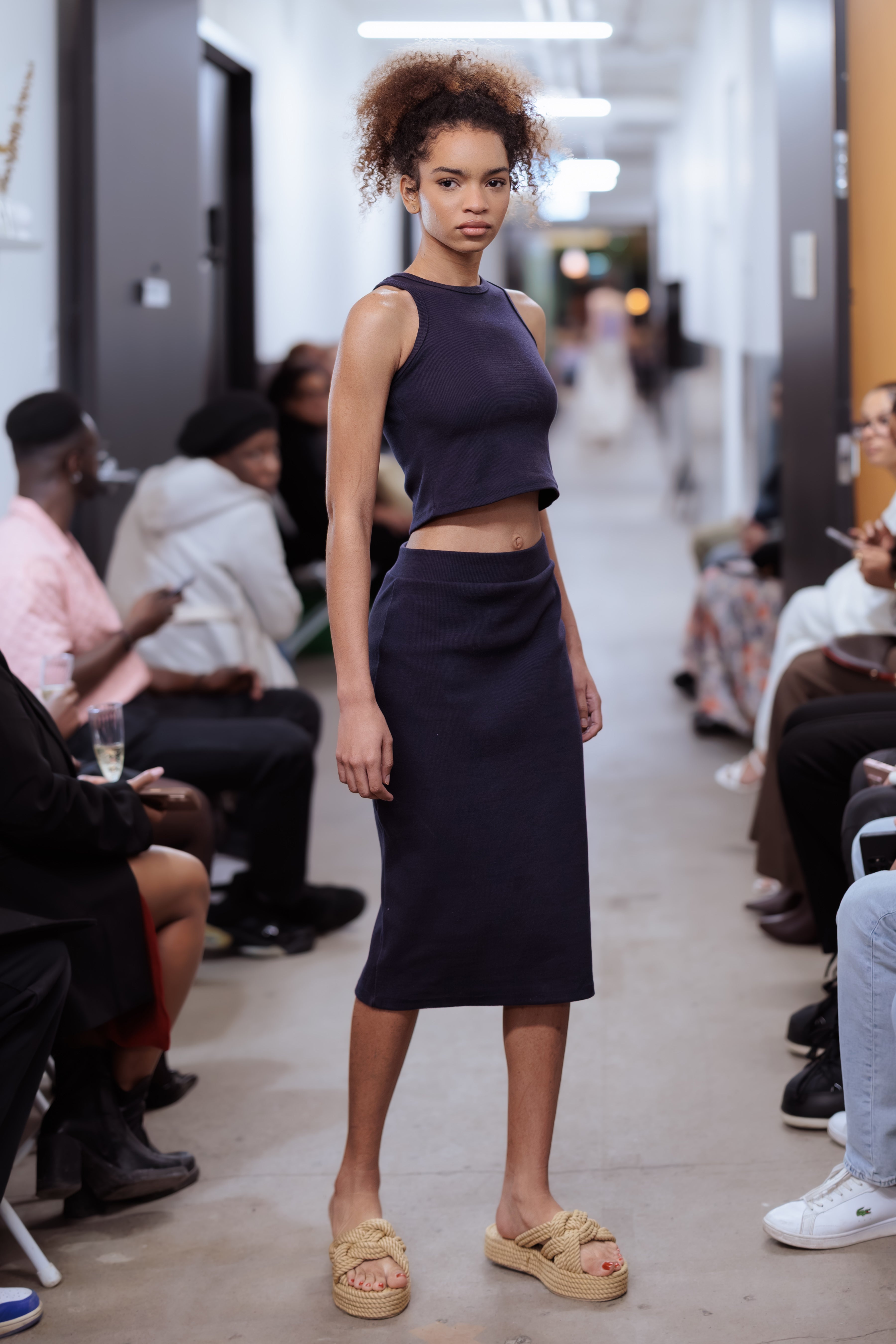 LIMA TANK TOP BLUEBERRY