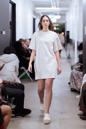 MYKONOS DRESS COCONUT