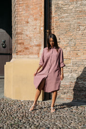 ROBE MANILLE FRAMBOISE