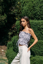 HAVANA TOP PERIWINKLE