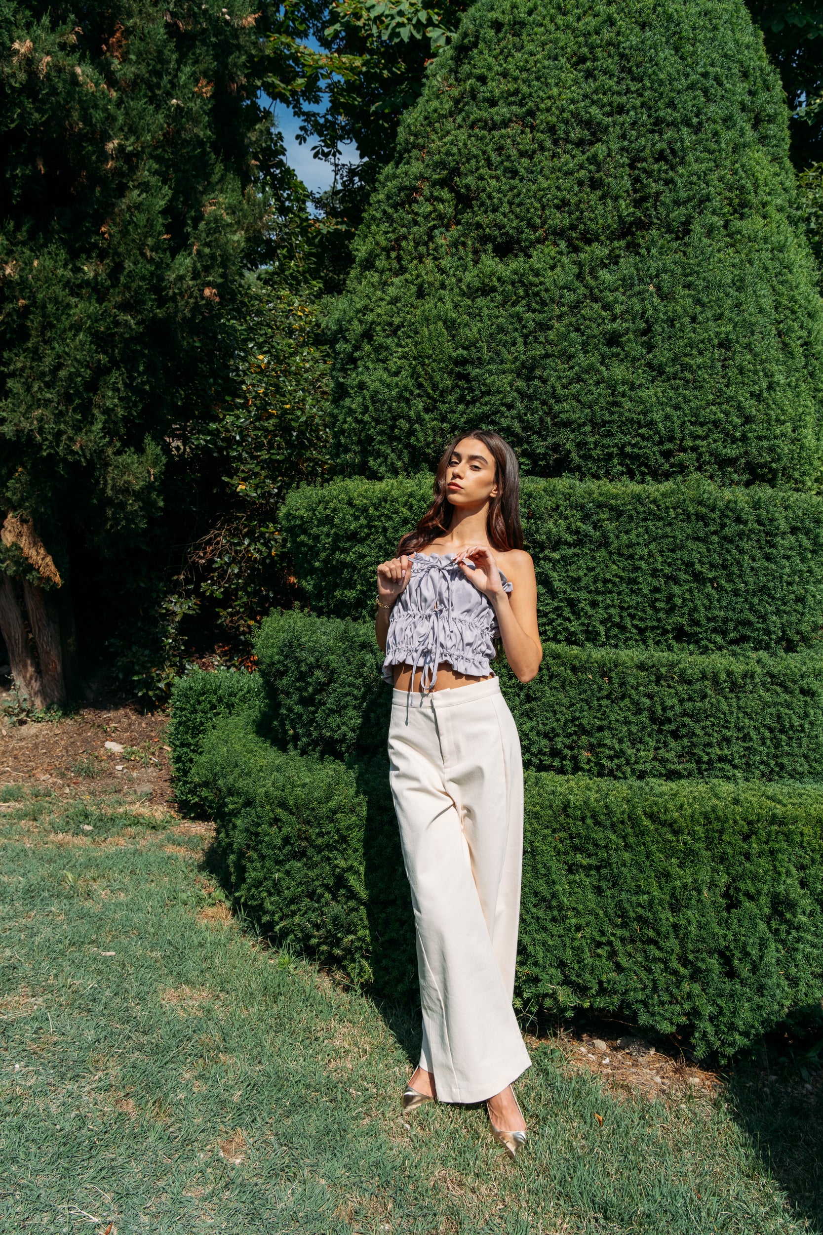 HAVANA TOP PERIWINKLE