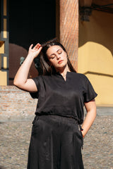 AMALFI BLOUSE PEPPER