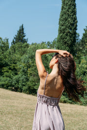 GENEVA DRESS RASPBERRY