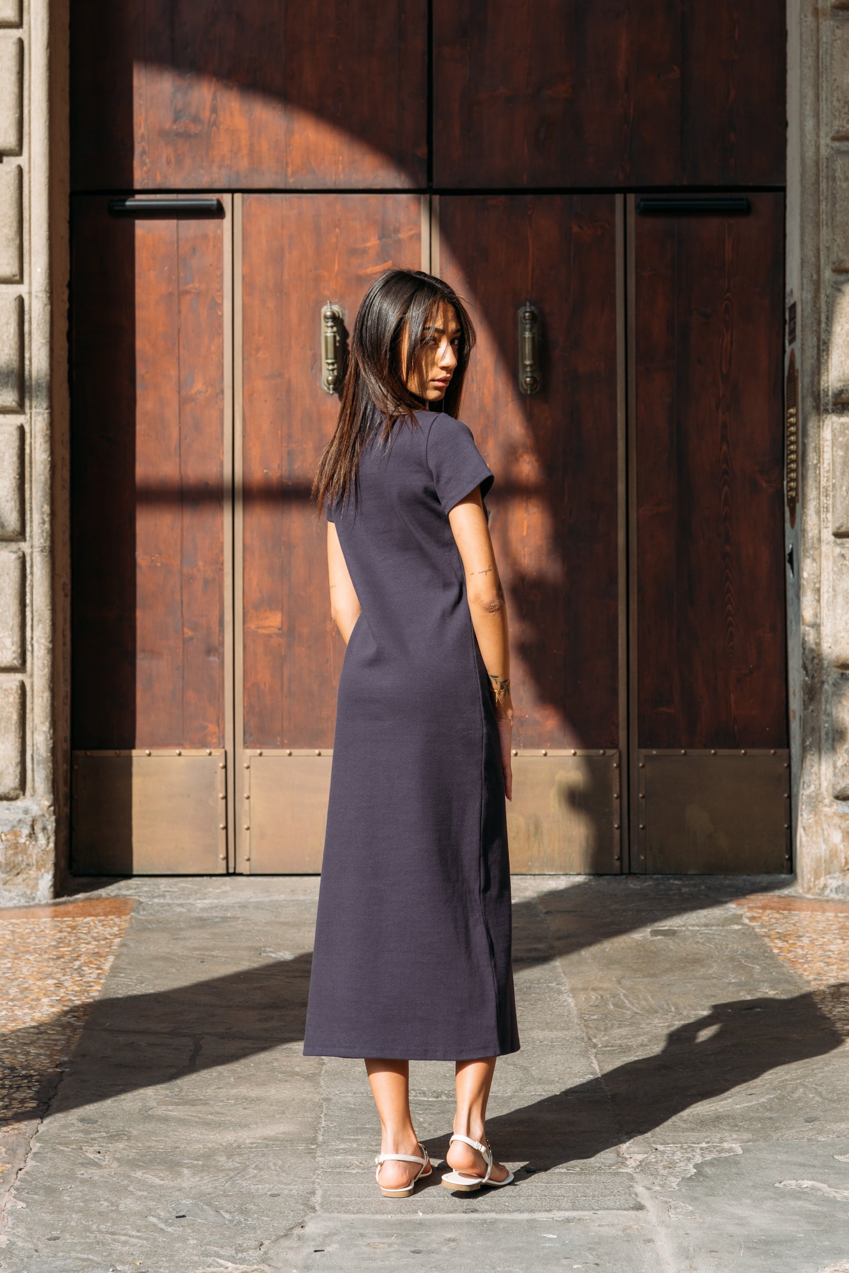 ROBE DE BAIN MYRTILLE