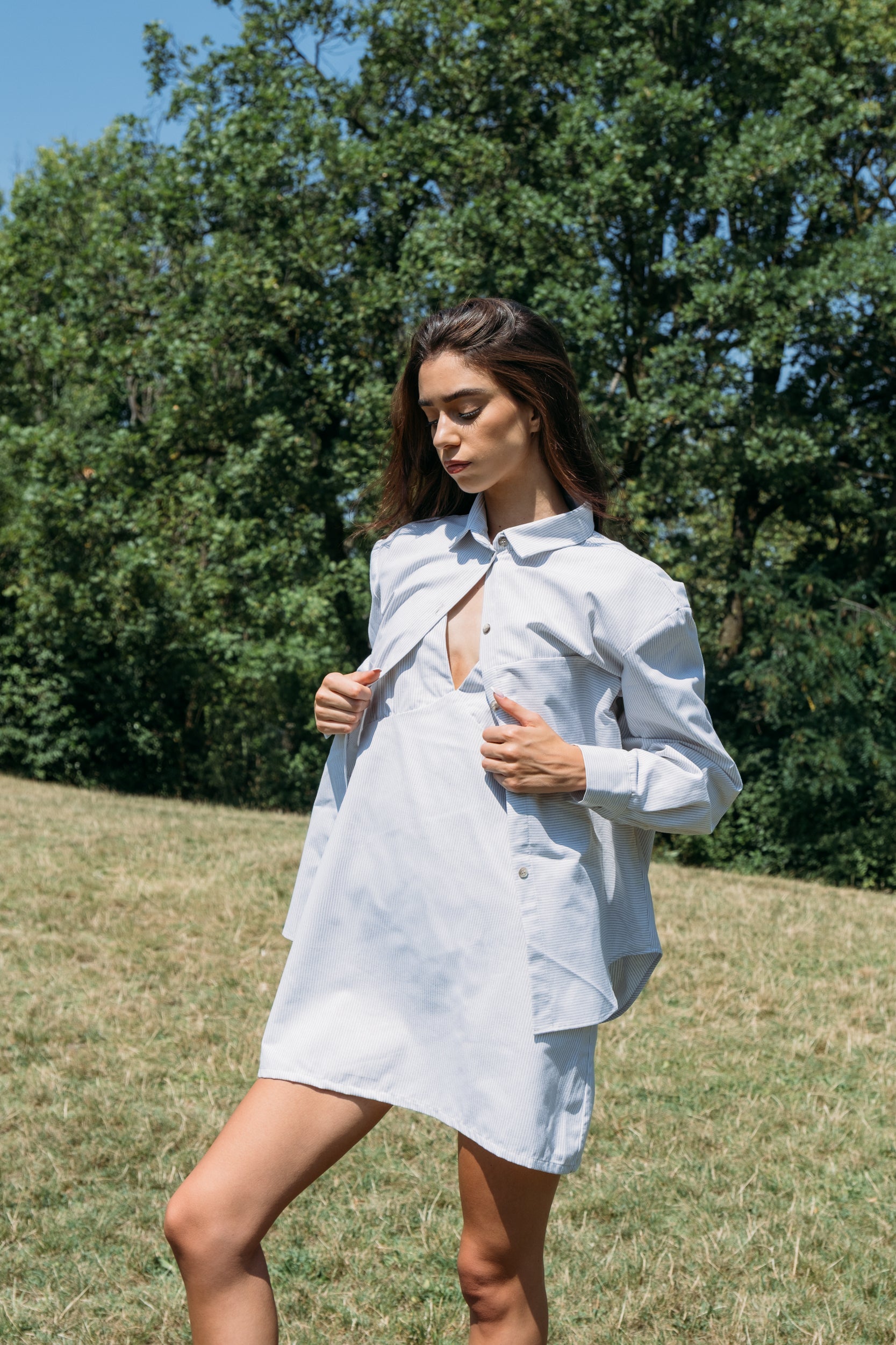 KYOTO BLOUSE STRIPES