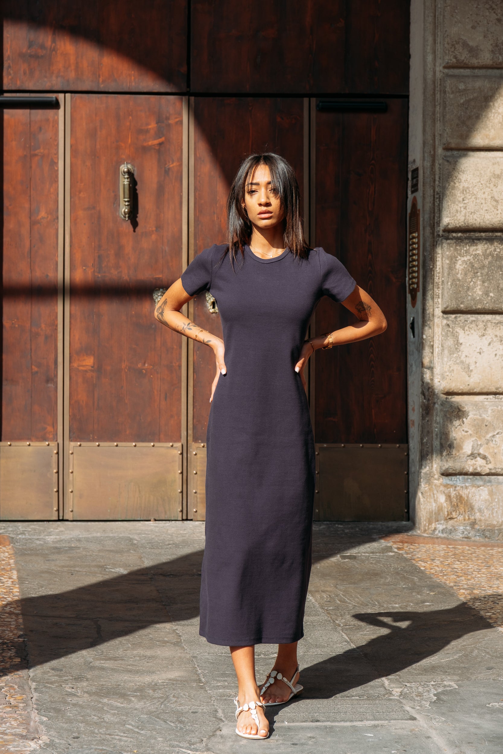 ROBE DE BAIN MYRTILLE