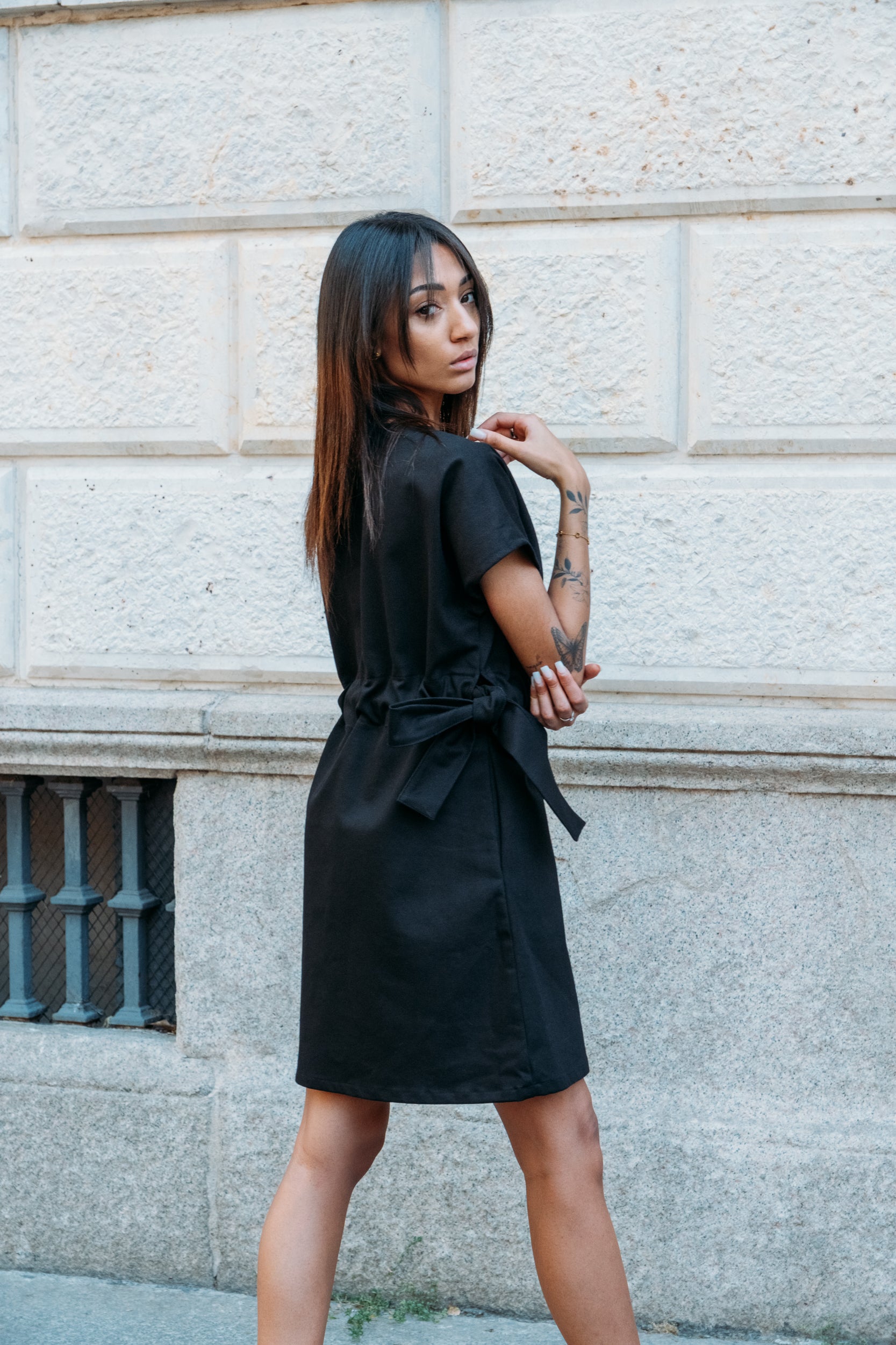 MEDELLIN DRESS PEPPER