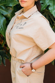 PORTOFINO BLOUSE SHORTBREAD