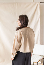 Black wide-leg Lyocell palazzo pant – MAS Montréal, SS27