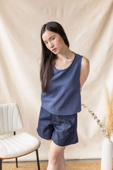 Capri Tank Top - Caspian