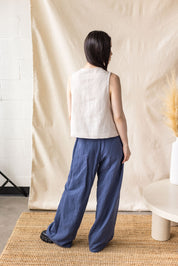 Capri Tank Top - Linen