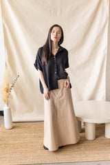 Portofino Blouse - Carbon