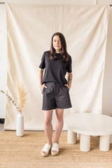 Tangier Short - Carbon Denim